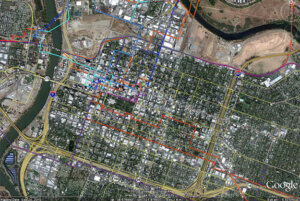 Finding Fiber Networks Online