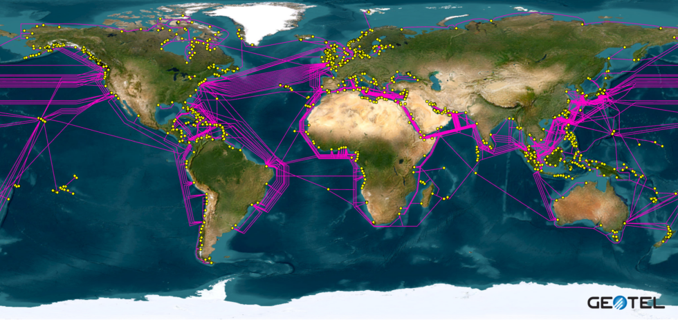 Submarine Cables & Landings | GeoTel