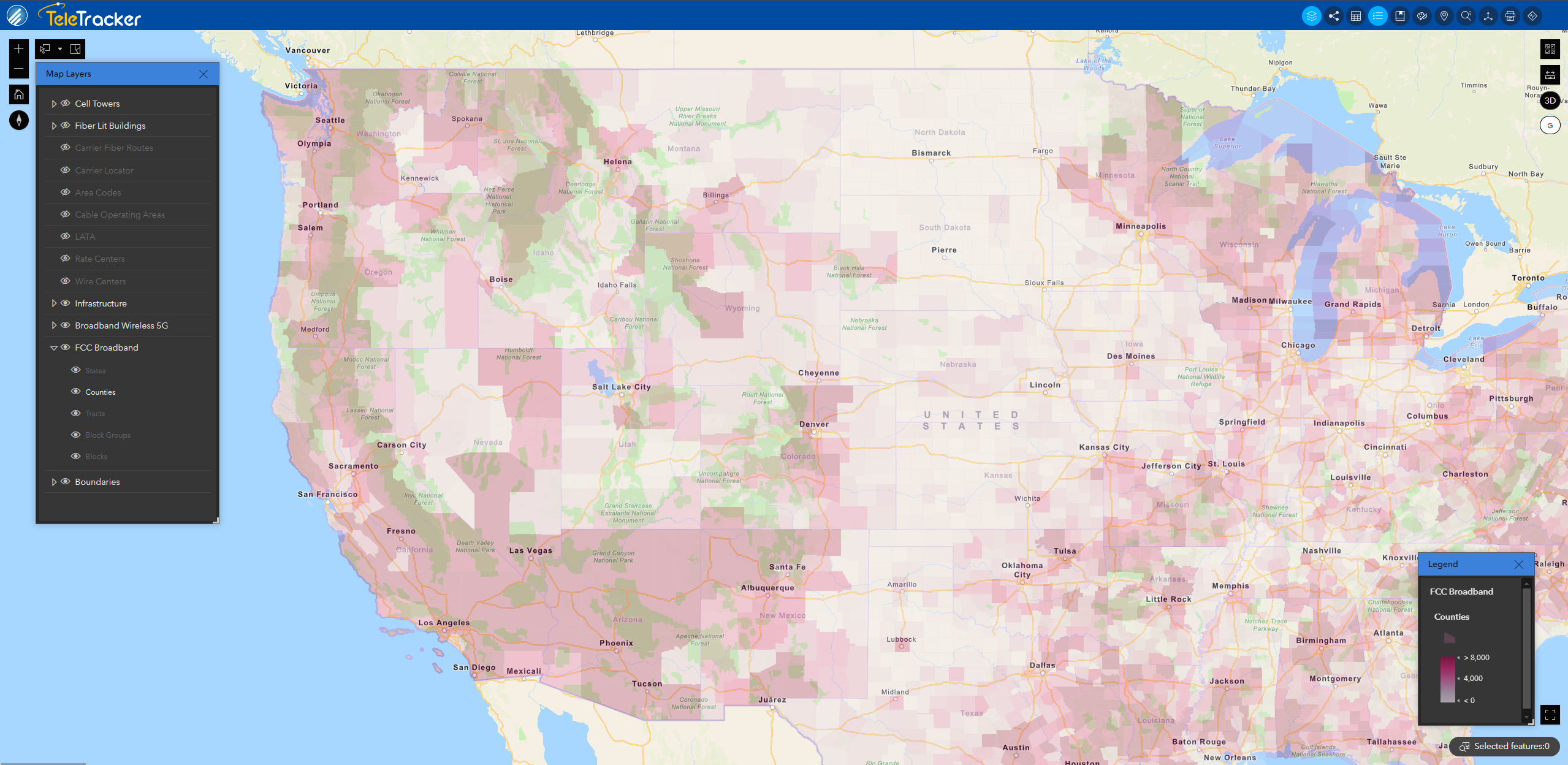 Broadband Terrestrial Image